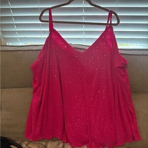 Torrid Vibrant Pink Sequin Camisole